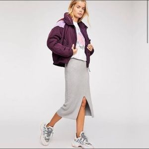 NWT Free People Skyline Midi Skirt